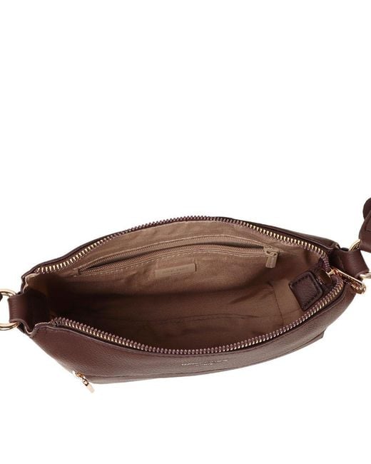 David Jones Brown Normandy Messenger Bag