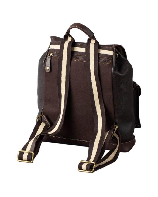 Lakeland Leather Brown Kelsick Leather Backpack