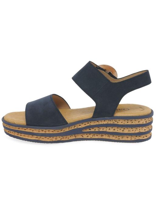 Gabor Blue Andre Sandals