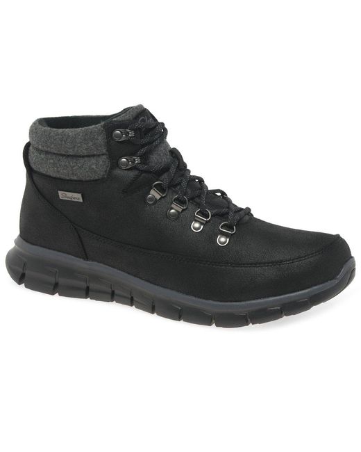 Skechers Black Synergy Cool Seeker Ankle Boots