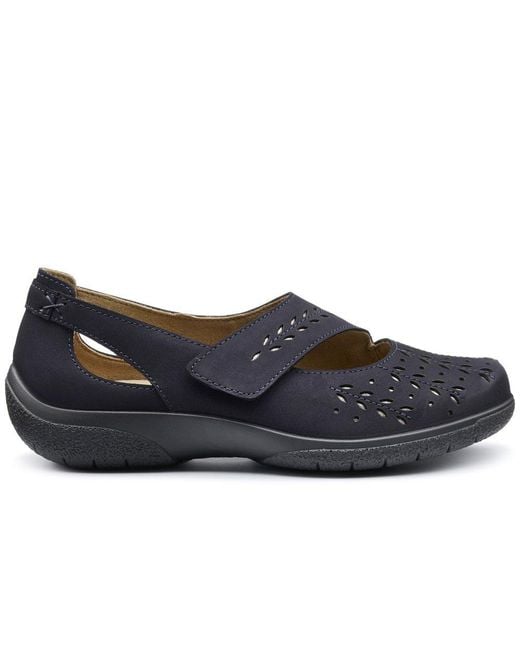 Hotter Blue Daphne Mary Jane Shoes