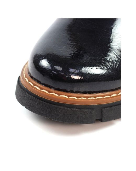 Lunar Blue Peace Ankle Boots
