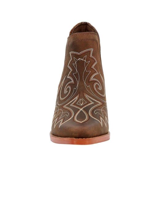 Durango Brown Crush Western Booties