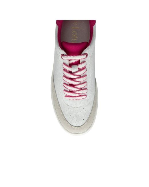 Lotus White Palmira Trainers