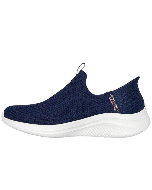 Skechers Blue Ultra Flex 3.0 Easy Win 150450-Nvy Slip On Shoe