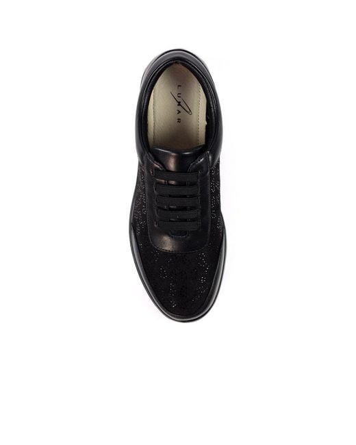 Lunar (GRS) Black Muriel Wedge Trainers