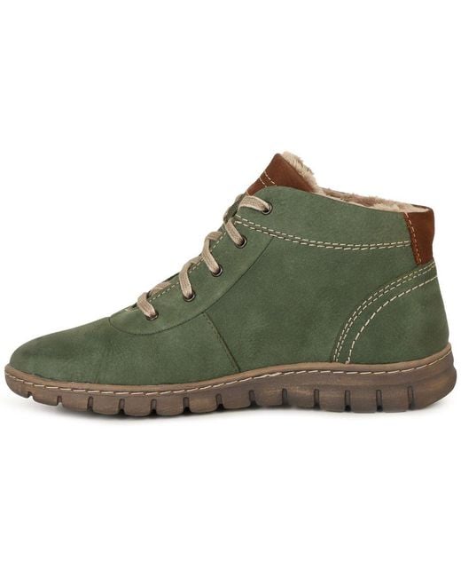 Josef Seibel Green Steffi 53 Ankle Boots