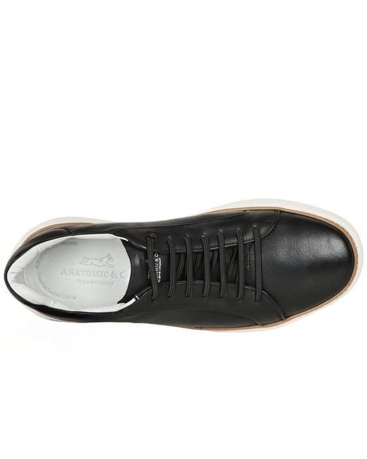 Anatomic & Co Black Anatomic &Amp; Co Revel Trainers for men