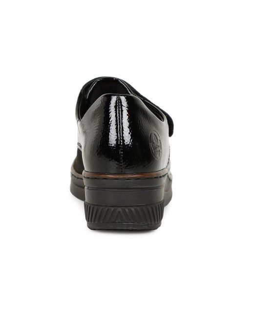 Rieker Black Leaves Shoes