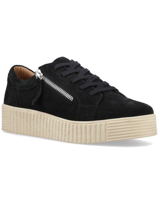 Hush Puppies Black Tara Trainers