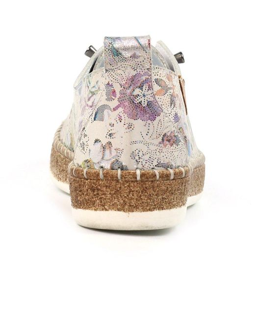 Lunar (GRS) White Iva Plimsoll Trainers