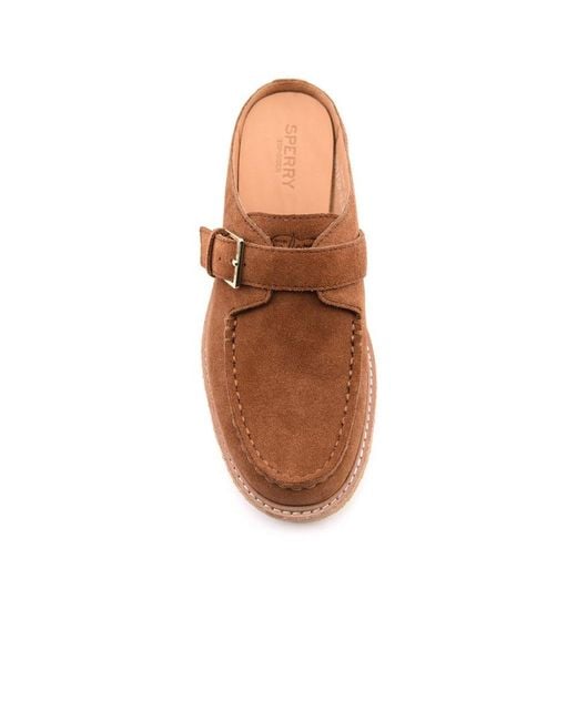 Sperry Top-Sider Brown Captain Oxford Mules