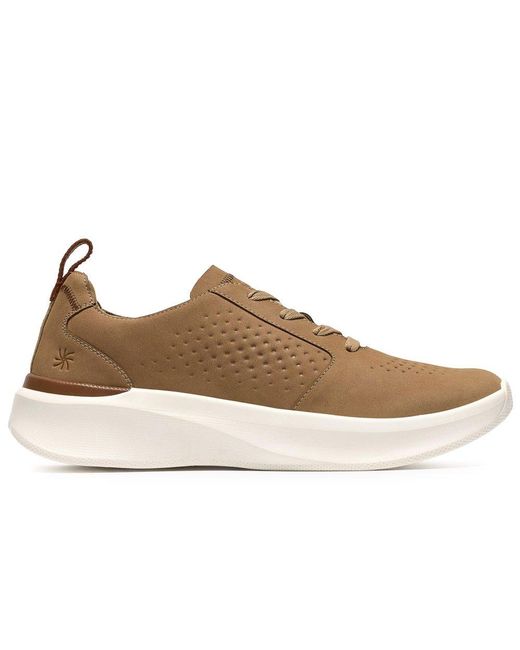 Clarks Natural Solevana Style Trainers for men