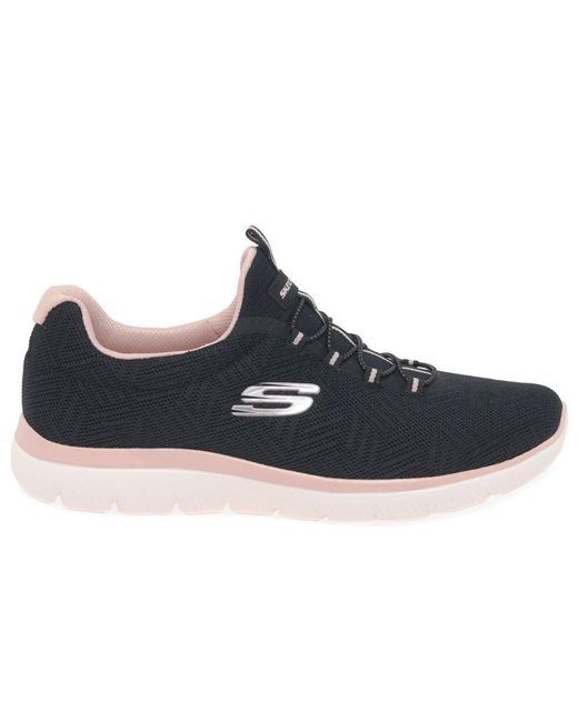 Skechers Black Summits Trainers