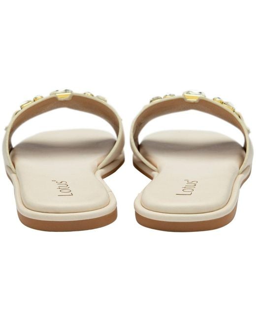 Lotus White Fano Sandals