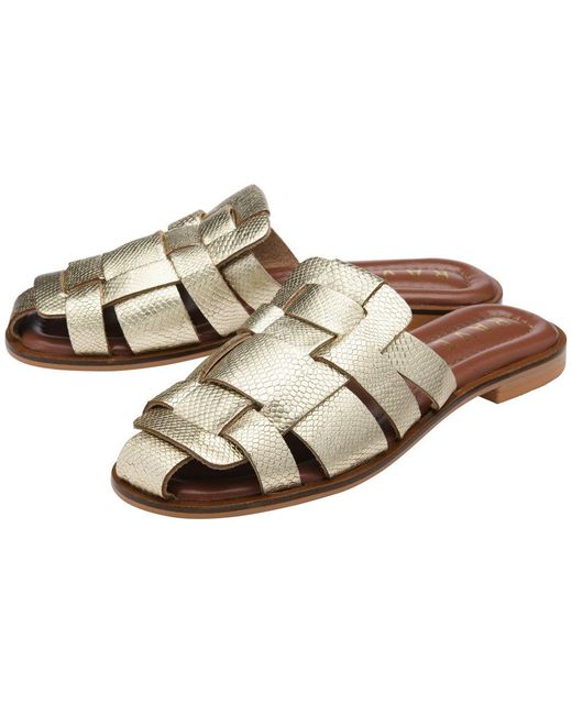 Ravel Metallic Mitford Sandals
