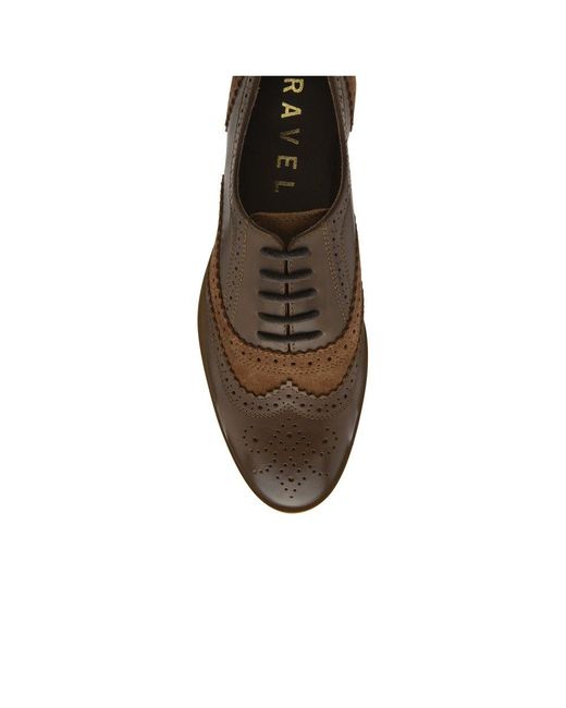 Ravel Brown Oxton Brogue Shoes