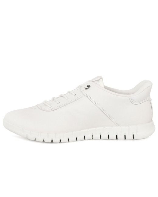 Ecco White Gruuv Lite W Trainers