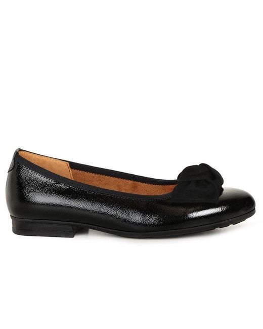 Gabor Purple Picnic Ballet Pumps