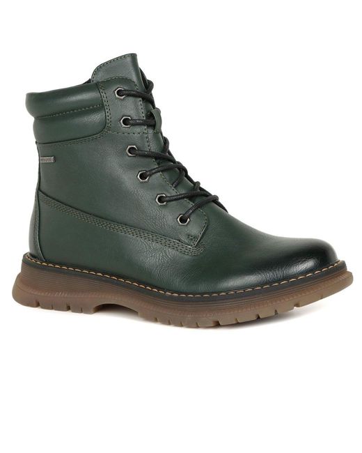 Westland Green Stylish Synthetic Ankle Booties