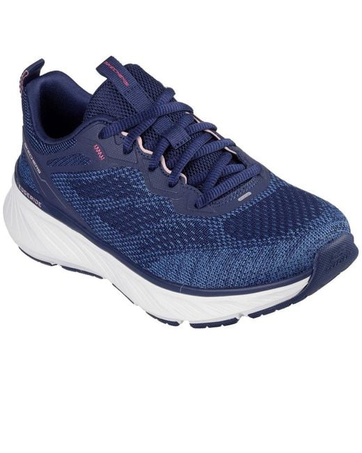 Skechers Blue Edgeride Power Flow 150471-Nvpk Lace Up Shoes