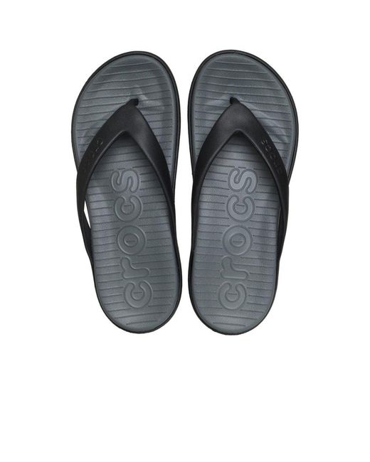 CROCSTM Black Coast Flip Sandals for men