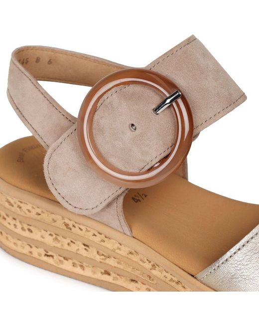 Gabor Brown Andre Sandals