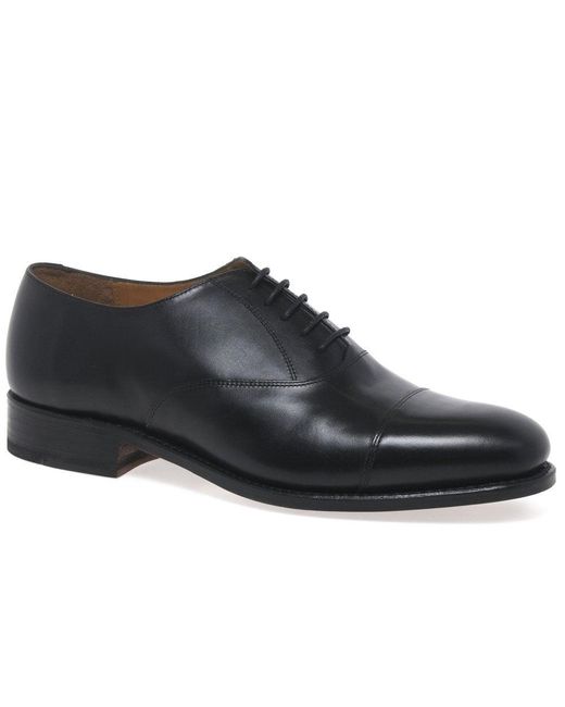 Barker Black Luton Formal Lace Up Oxford Shoes for men