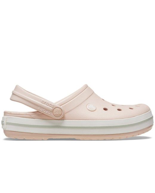 CROCSTM White Crocband Clogs
