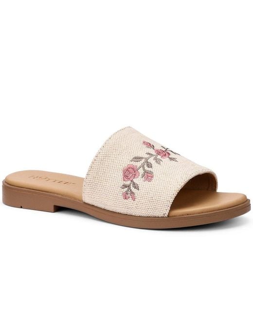 Hotter Pink Alina Slip On Sandals