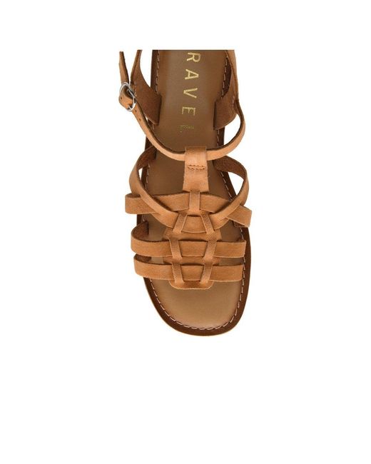 Ravel Brown Laver Sandals