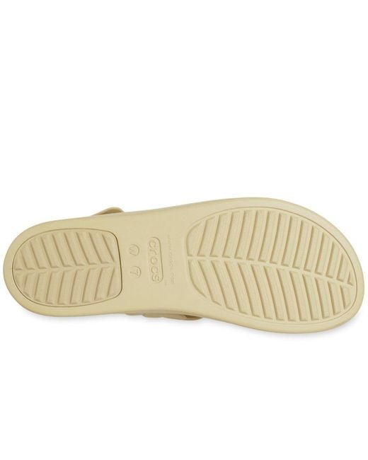 CROCSTM Metallic Women's Brooklyn Woven Low Wedges Platform Sandals