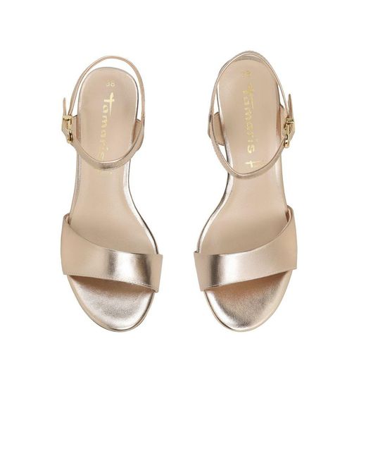 Tamaris Metallic Cosmos Sandals
