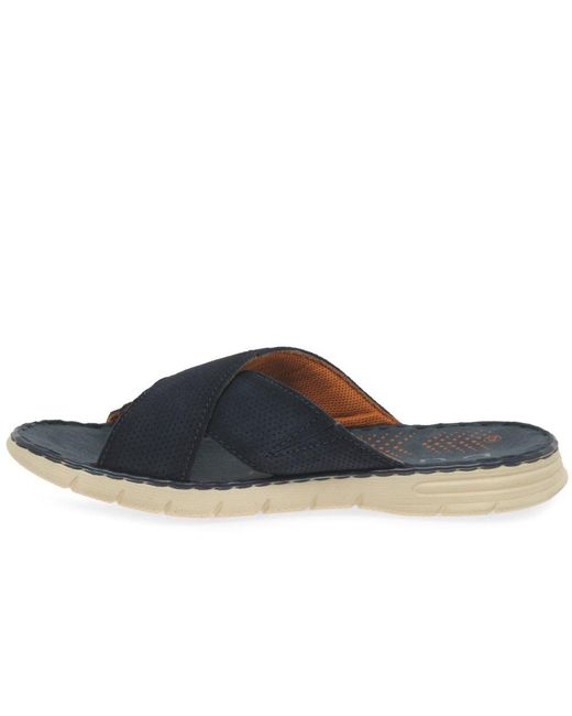 Bugatti Blue Dario Sandals for men