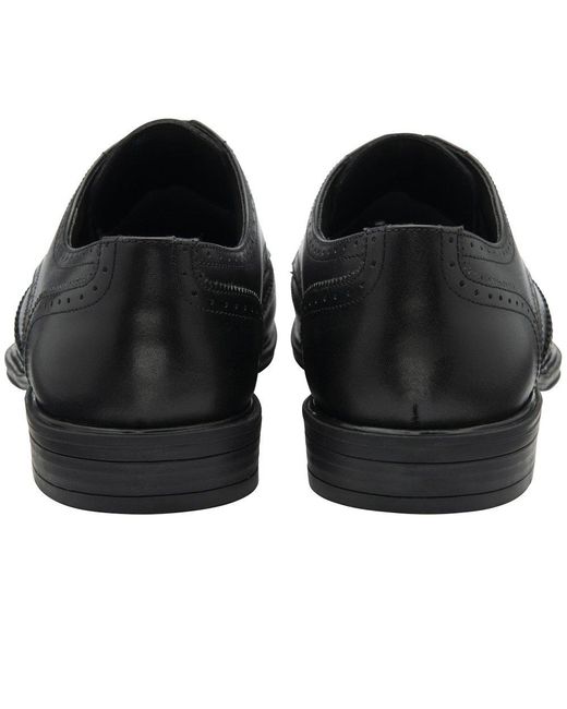 Lotus Black Skipton Brogues for men