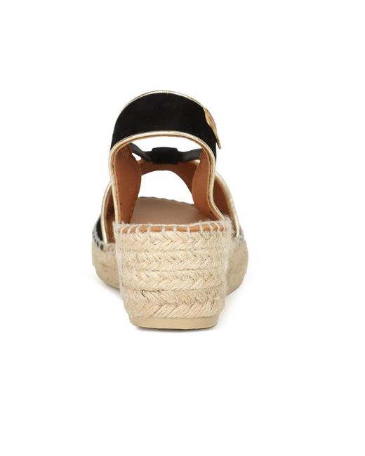 Toni Pons Black Bilda Espadrille Wedge Sandals