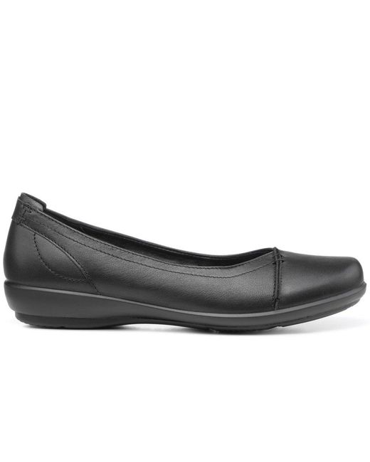 Hotter Black Robyn Ii Extra Wide Pumps