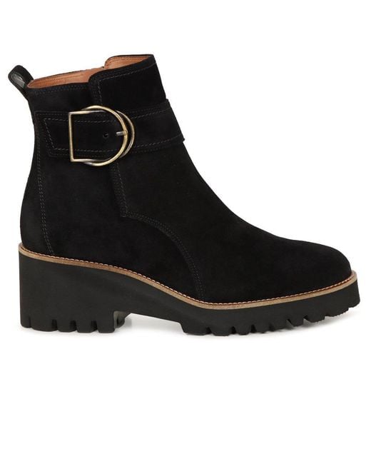 Paul Green Paul Mia Ankle Boots Suede in Black Lyst UK
