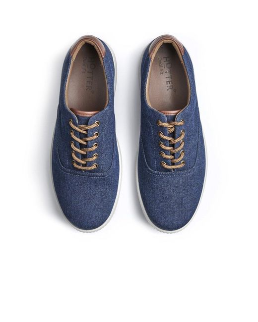 Hotter Blue Rowan Trainers for men