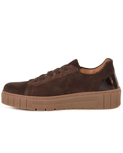 Gabor Brown Ferry Trainers