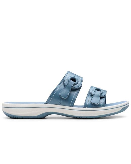 Clarks Blue Brinkley Maye Sandals