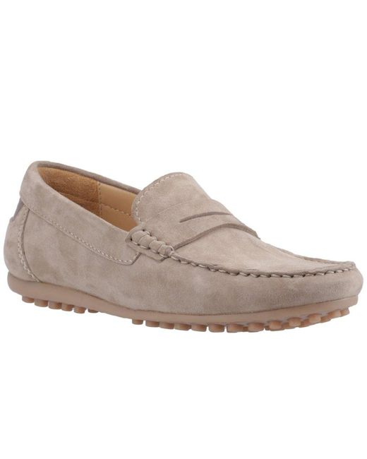 Cotswold Gray Combe Loafers