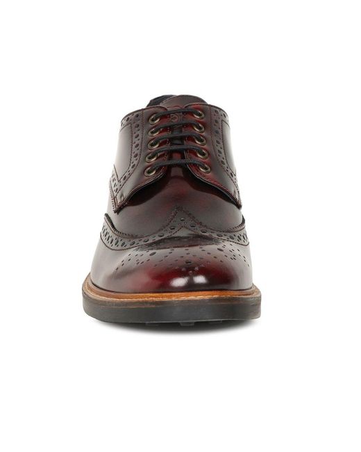 Base London Brown Woburn Brogues for men