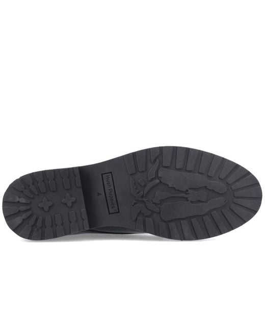 Hush Puppies Blue Verity Hi-Shine Monk Shoes