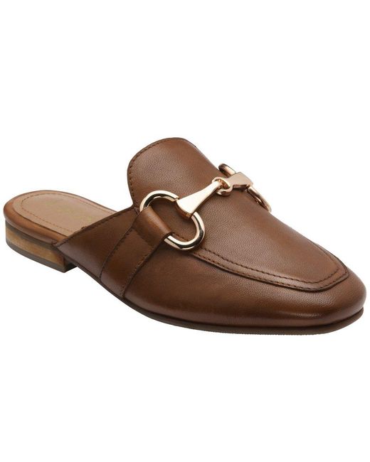 Lotus Brown Taylor Backless Loafers