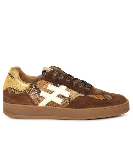 Another Trend Brown Iconic Ii Trainers