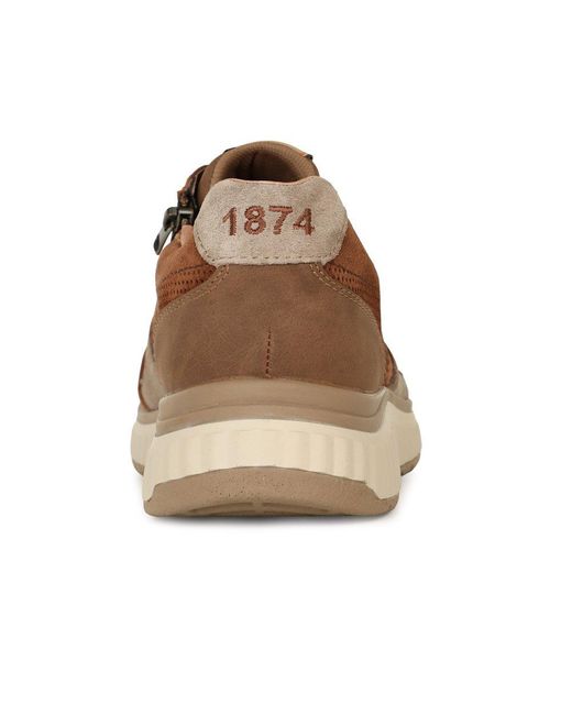 Rieker Brown Station Trainers for men