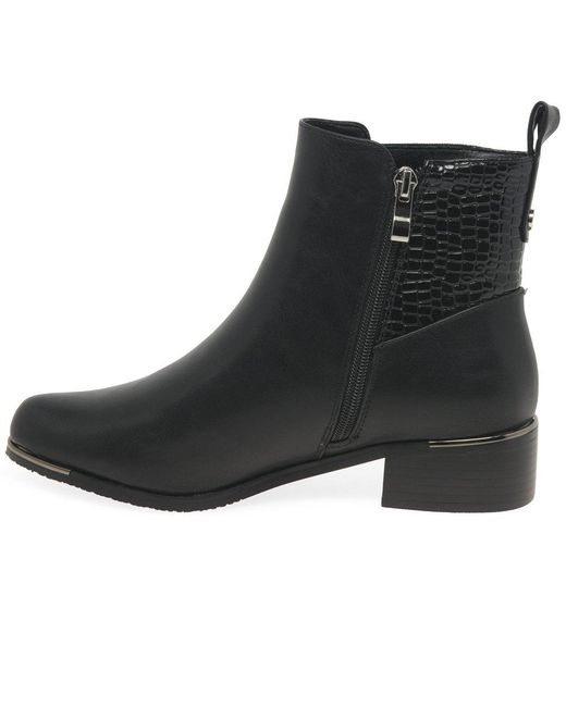 Lunar (GRS) Black Wyatt Ankle Boots