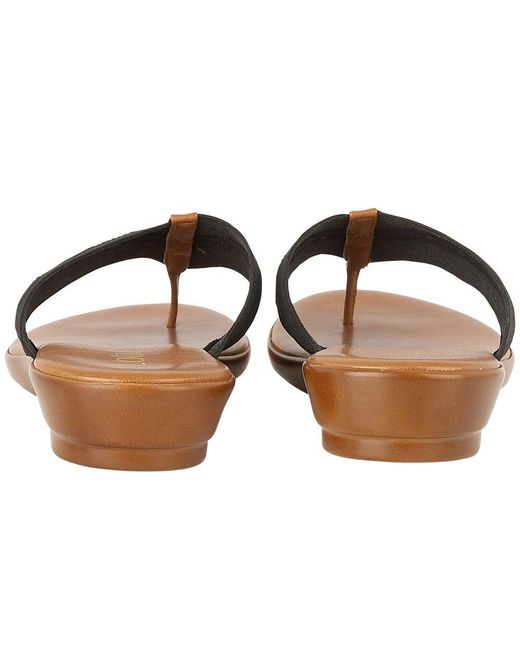 Lotus Brown Erminia Toe Post Sandals