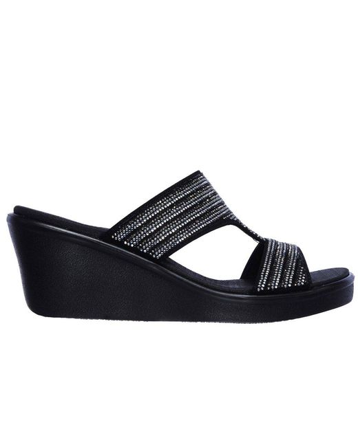 bling wedge heels